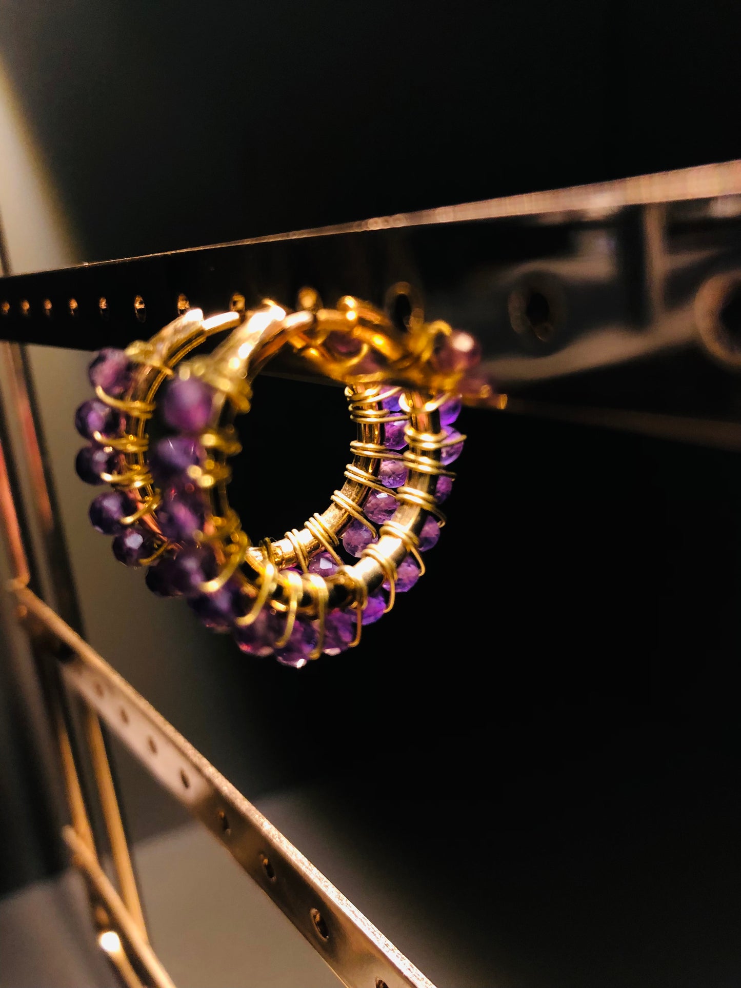 BIJOUX BJ AROS GRANDES AMATISTA