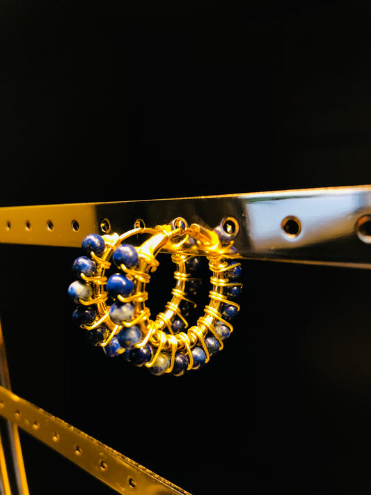 BIJOUX BJ AROS GRANDES LAPISLAZULI