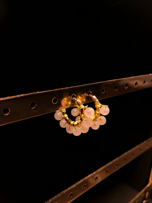 BIJOUX BJ AROS CUARZO ROSA
