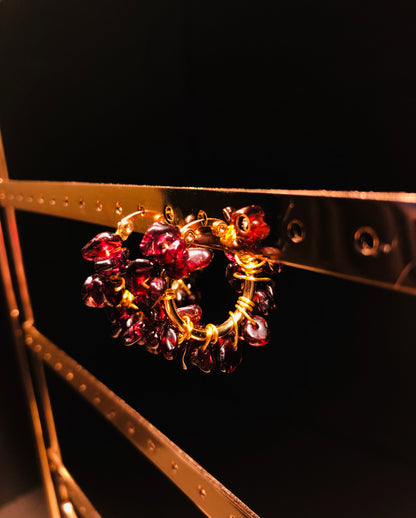 BIJOUX BJ AROS PEBELS GRANATE