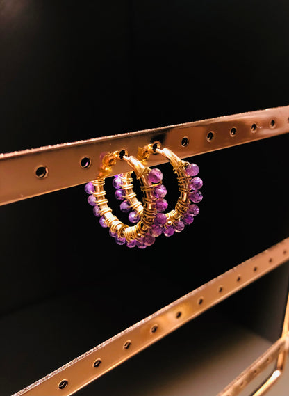 BIJOUX BJ AROS GRANDES AMATISTA