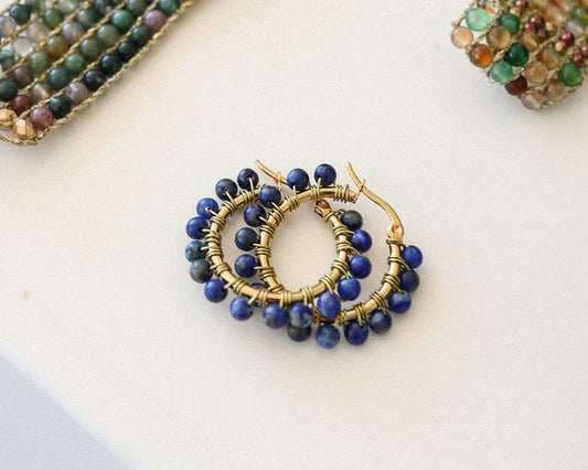BIJOUX BJ AROS GRANDES LAPISLAZULI