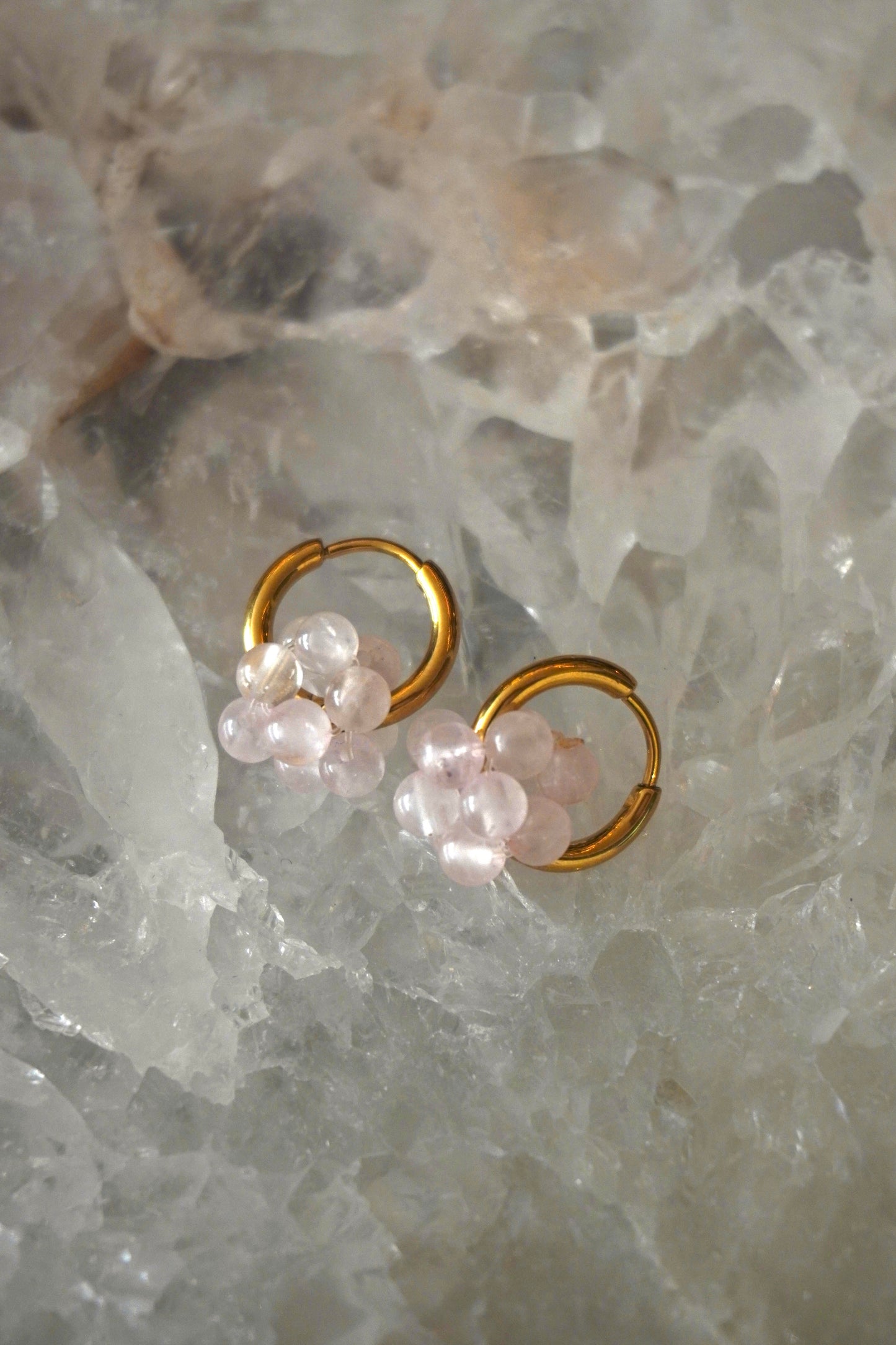 BIJOUX BJ AROS BOLITA CUARZO ROSA